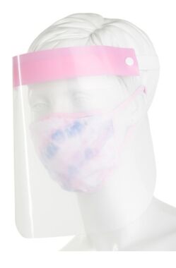 Tye Die Face Shield and Mask S